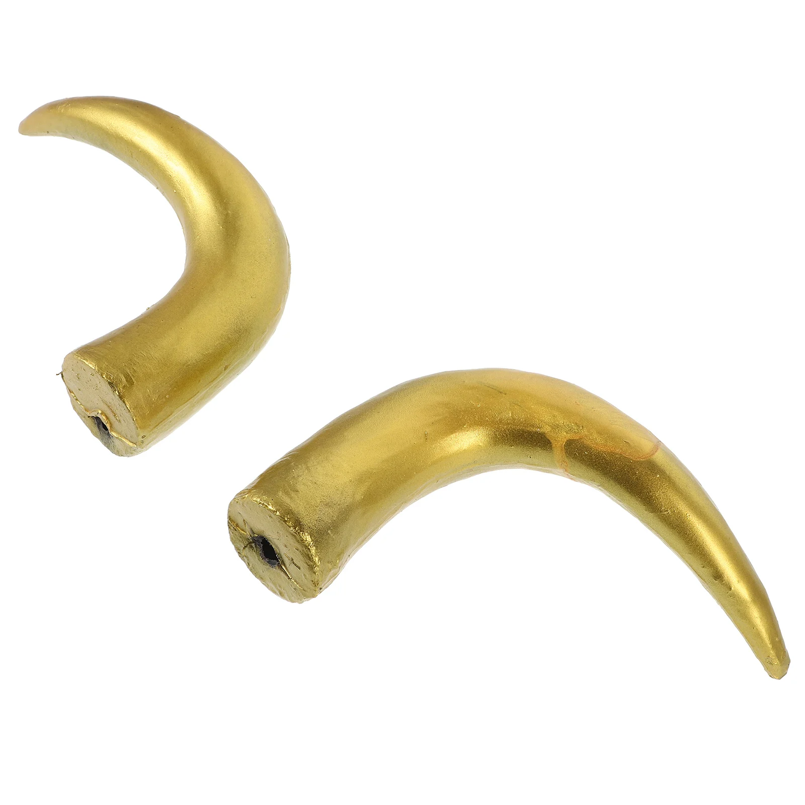 Simulation Ox Horns Headband Plastic Costume DIY Prop Bull Imitation Halloween Cosplay Artificial Hair Clasp