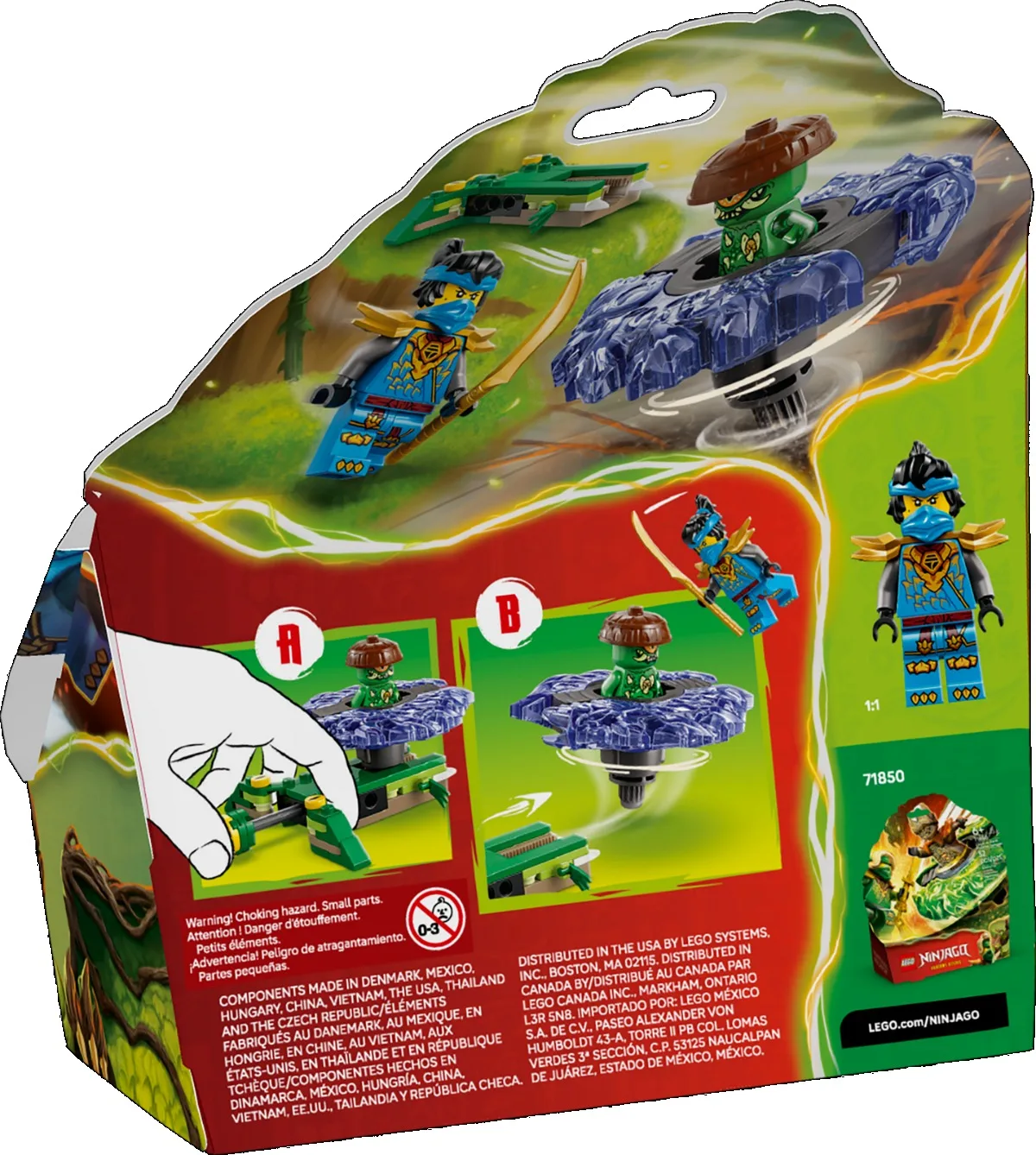 LEGO ® NINJAGO ® Nya Vs. Brinquedo de Batalha Mutação Monstro LEGO ® NINJAGO ® Nya Vs. Brinquedo de Batalha Mutação Monstro