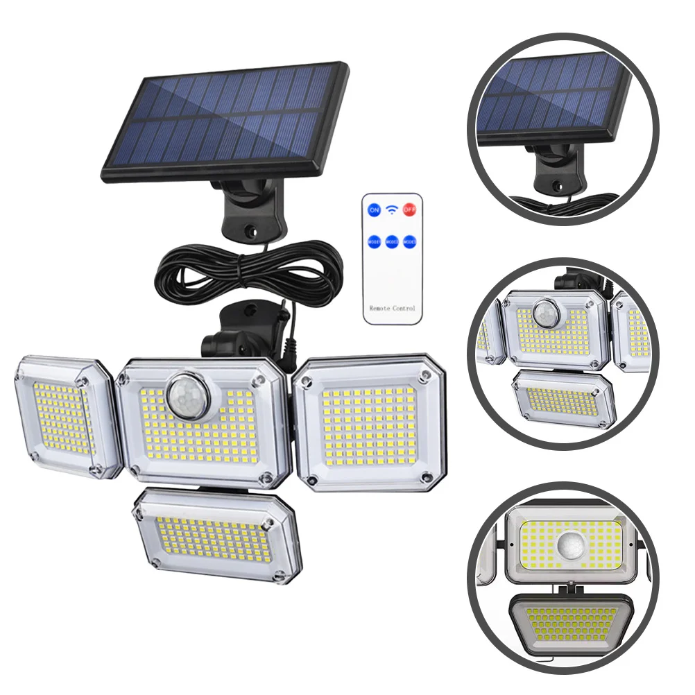

1Set Solar Outdoor Light Super Bright Waterproof Solar Powered Wall Lamp for Garden Yard Courtyard Street Lighting Security