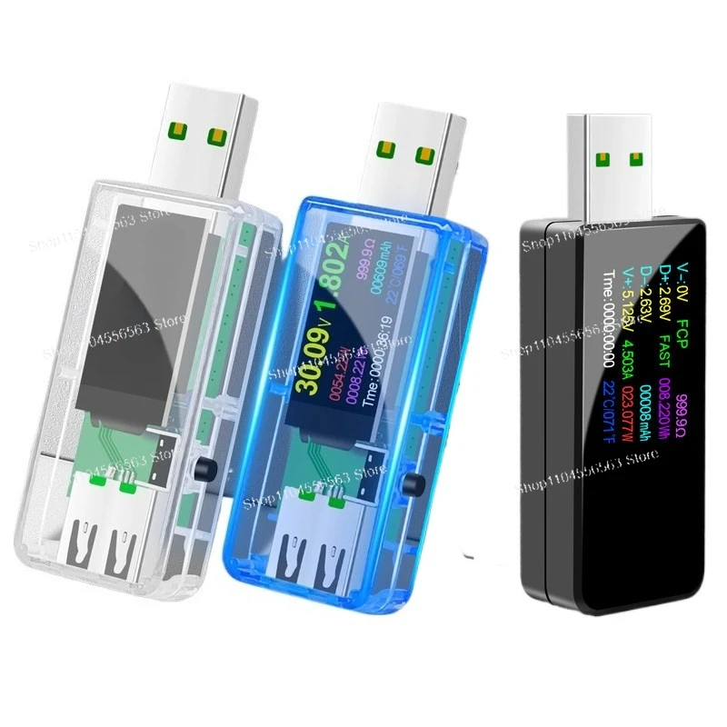 Multifunctional Usb Mobile Phone Charger Voltage and Current Tester Data Cable Power Bank Test Table