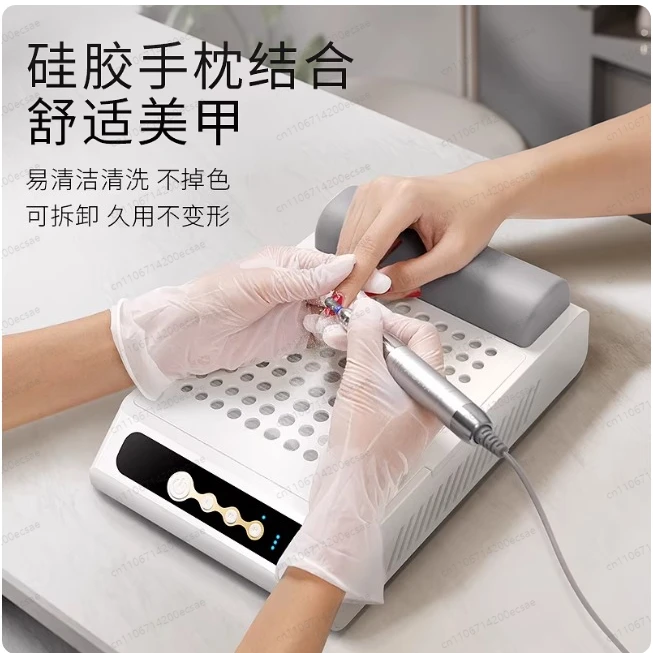 LUGX Pro 70W Professional Strong Cordless Recargable Nail Dust Collector Machine Rechargeable Nail Dust Vacuum Cleaner