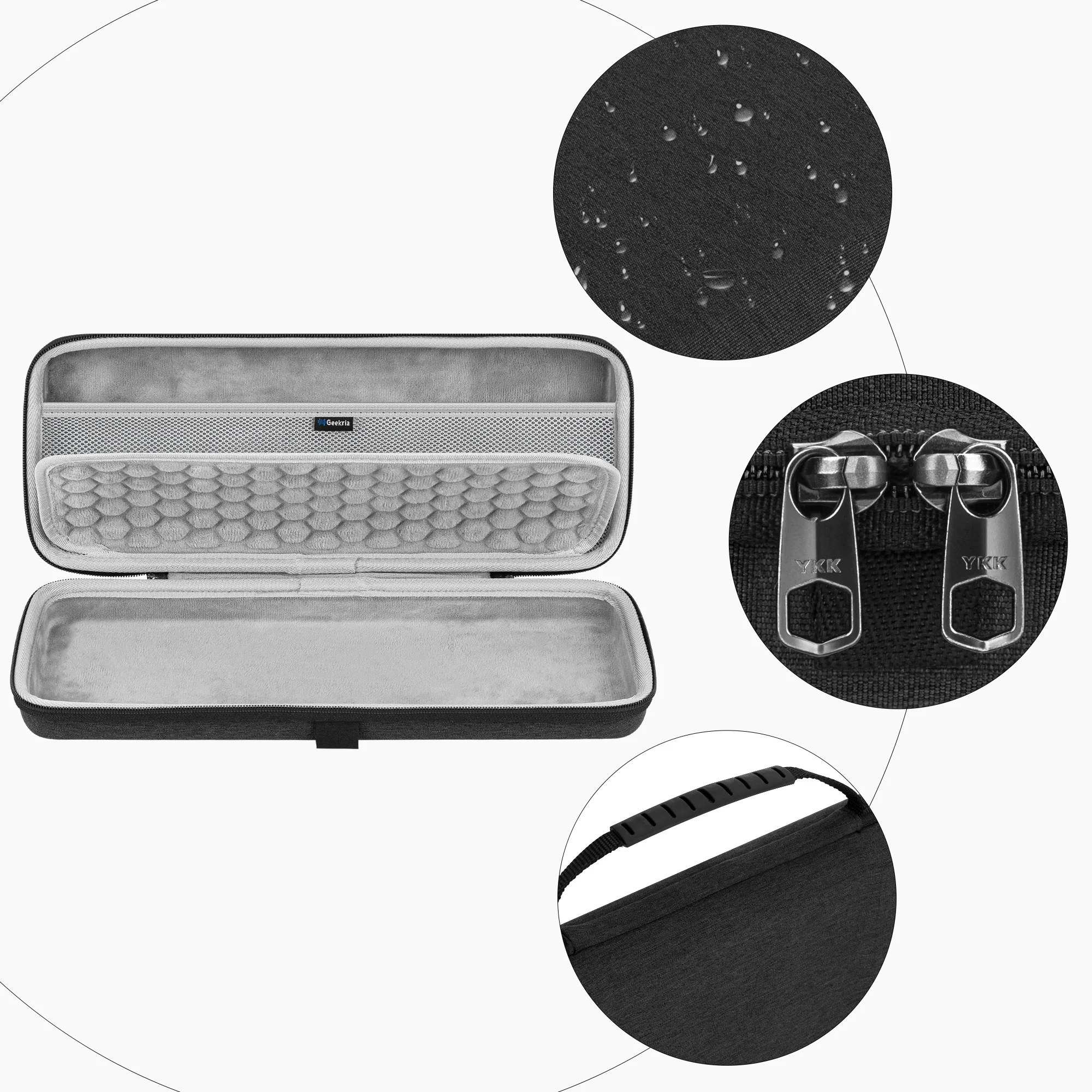 Geekria Audio Interface Carrying Case, Compatible with Yamaha SEQTRAK / Mobile Music Ideastation