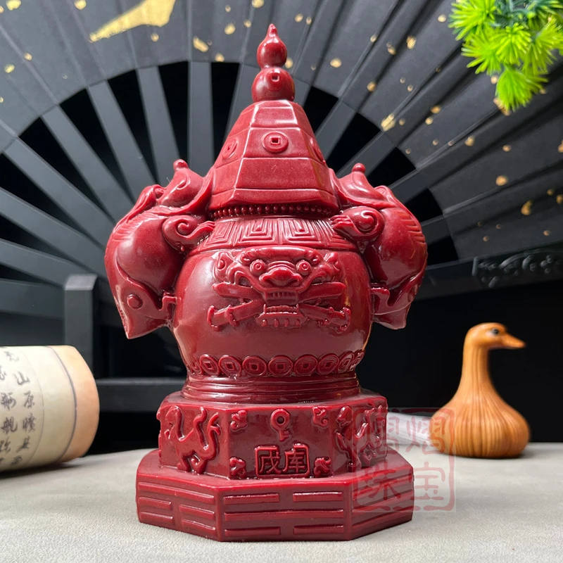 Wholesale purple gold Four Spirits Green Dragon, White Tiger, Vermilion Bird, Black Tortoise, Eight Trigrams Feng Shui ornaments
