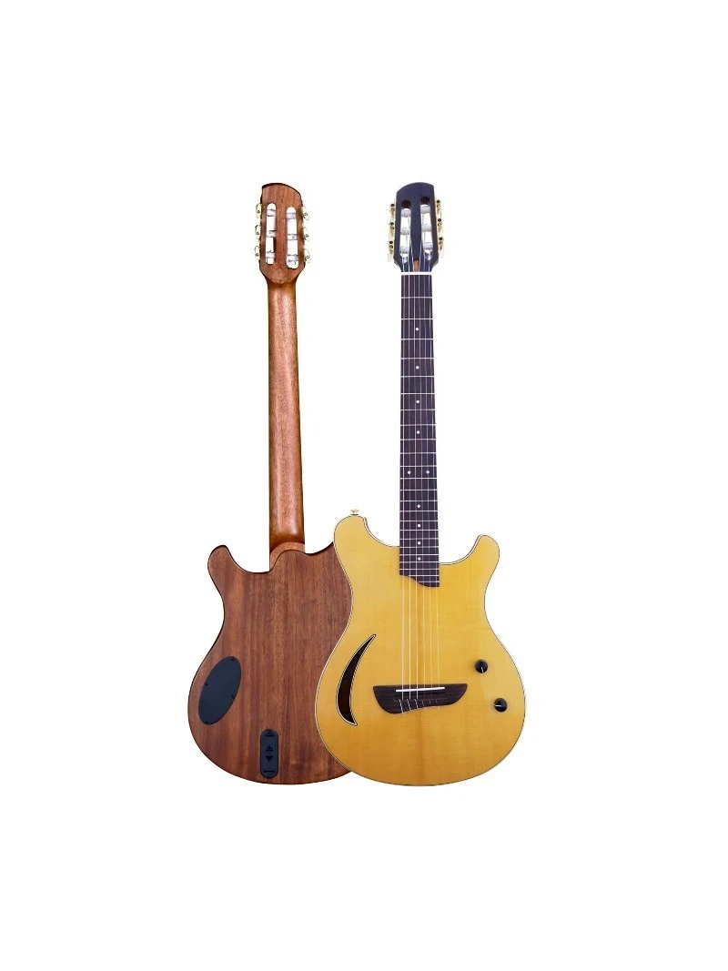 USA DDP | WaveGarden WG - E20TN Nylon String Electric Guitar for Beginner to Pro, Studio & Stage