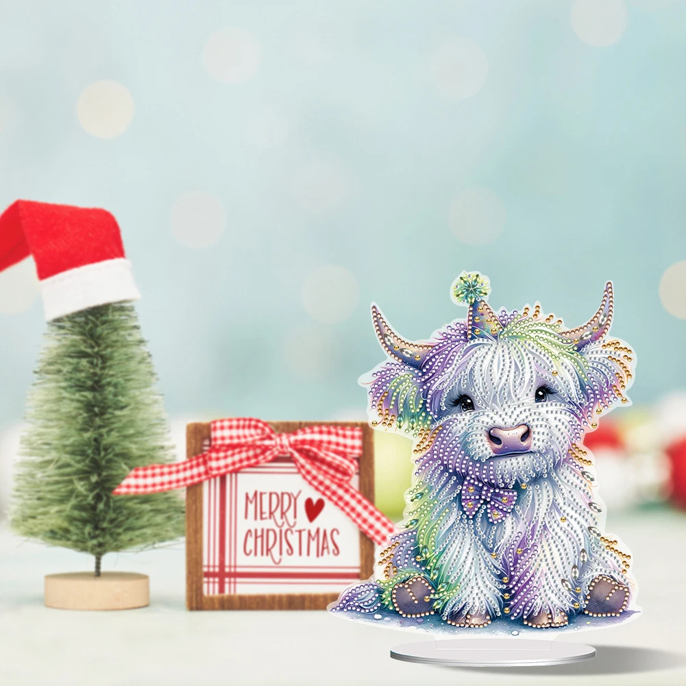 2D/مسطحة الياك لتقوم بها بنفسك سطح المكتب الماس الفن أطقم جانب واحد الحفر 5D DIY بها بنفسك الماس الفن منضدية زينة شكل خاص للديكور المنزل