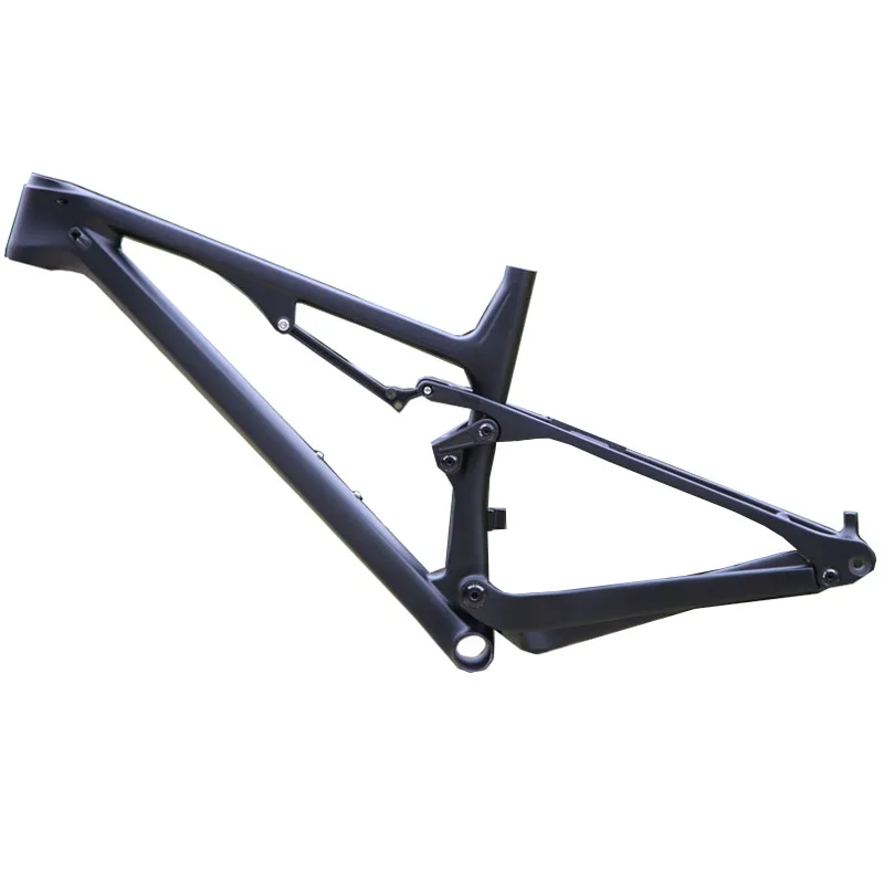 

29er T800 Full Suspension Carbon all Mountain Bike Frame 142/148mm12mm bicycle in Shock travel Enduro 27.5 MTB