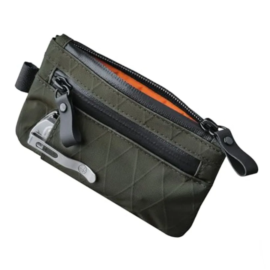 

ALPAKA Zip Pouch Pro - Minimalist Zipper Wallet - with RFID Blocking ID Card Holder Wallet with Zipper for Men with Multi-tool