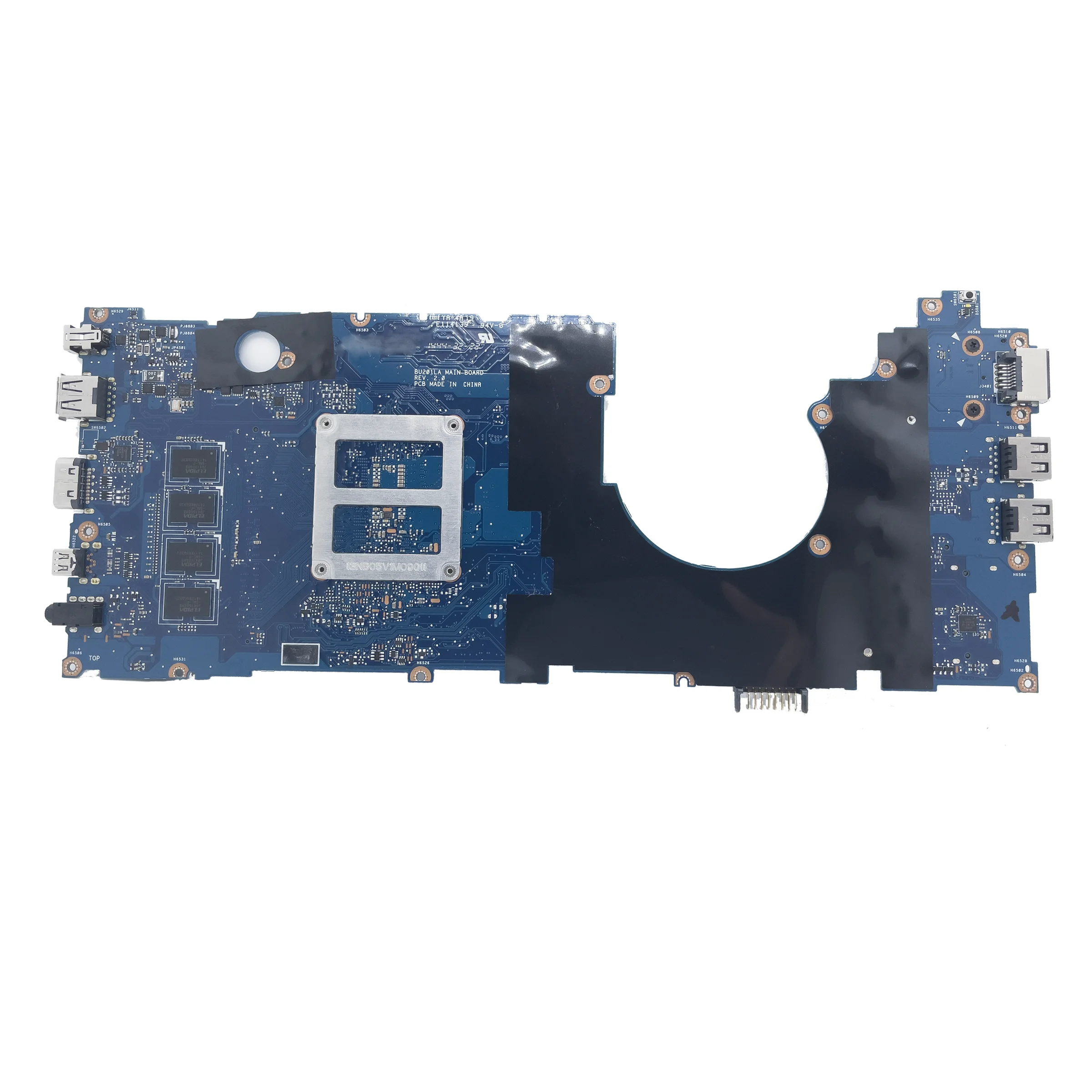 Dinzi BU201LA Notebook Mainboard untuk ASUS PRO BU201 BU201L BU201LA Laptop Motherboard dengan I7-4500U 4GB/RAM 100% Sepenuhnya Diuji