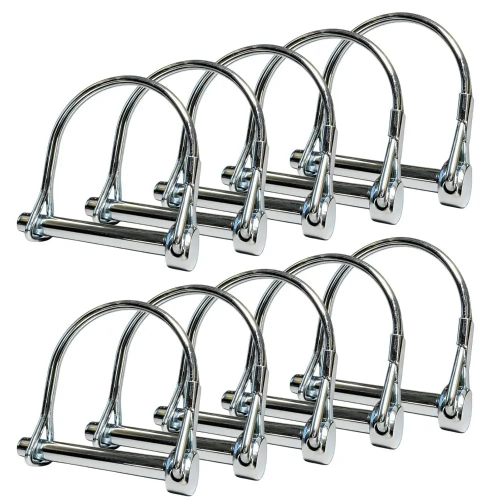 

Heavy Duty Trailer Coupler Pin D Shape Round Loop Trailer Locking Pin Split Corrosion Resistance Wire Lock Pin Trucks Tractors