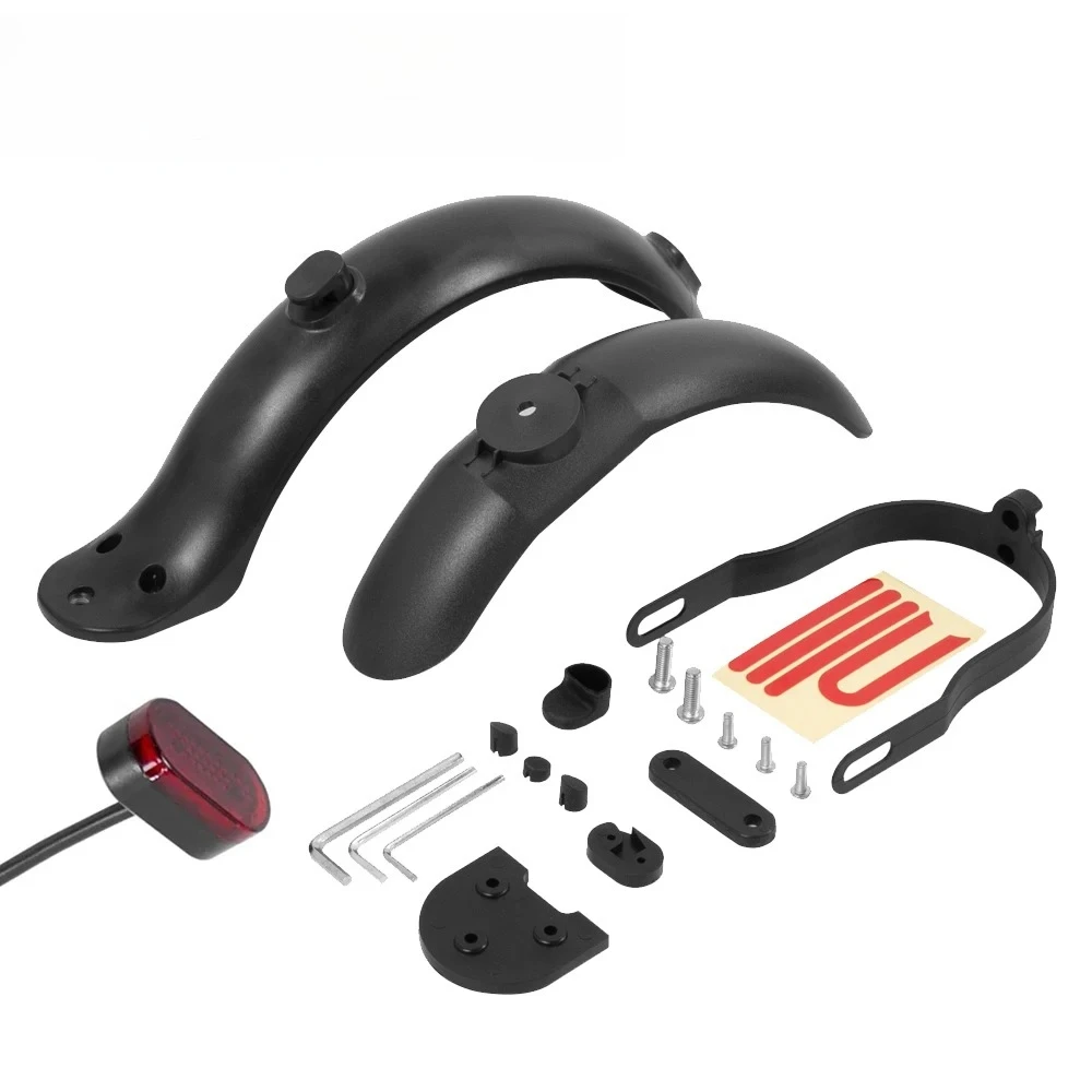 

10-дюймовое переднее и заднее крыло, проставка для шин, аксессуары для электрического скутера для Xiaomi M365 1S Pro, удлиняющие накладки на крыло, детали заднего фонаря