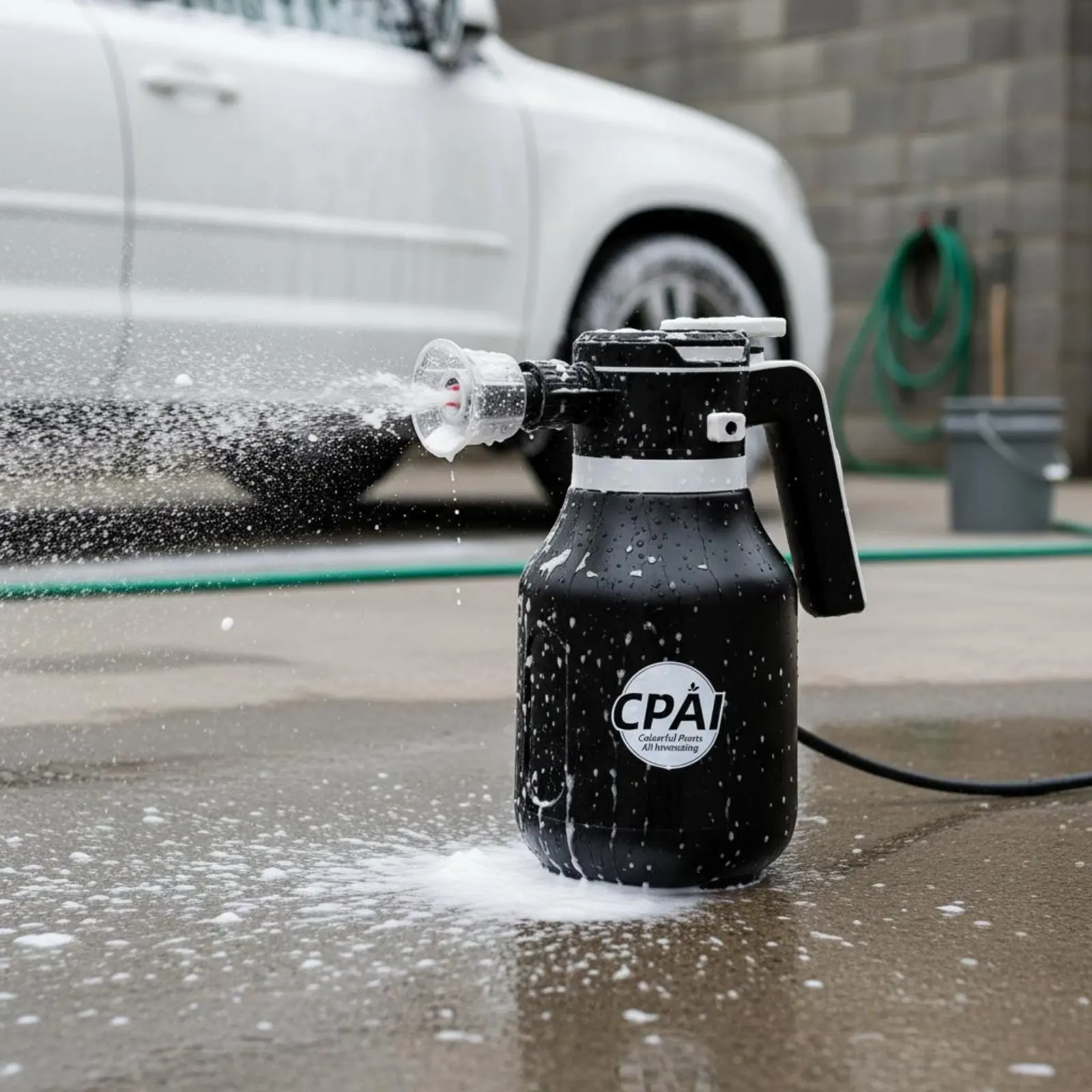 

Electric Foam Dispenser Versatile Handheld Foam Cannon Battery Powered Dispenser Bottle Multifunctional Cleaning Tool