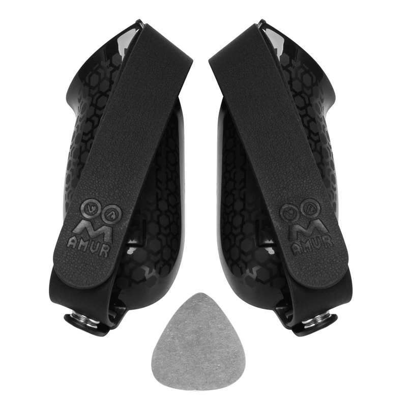 Controller Grips Cover Accessories For Reverb G2 With Battery Opening Protector With Knuckle Strap,Black