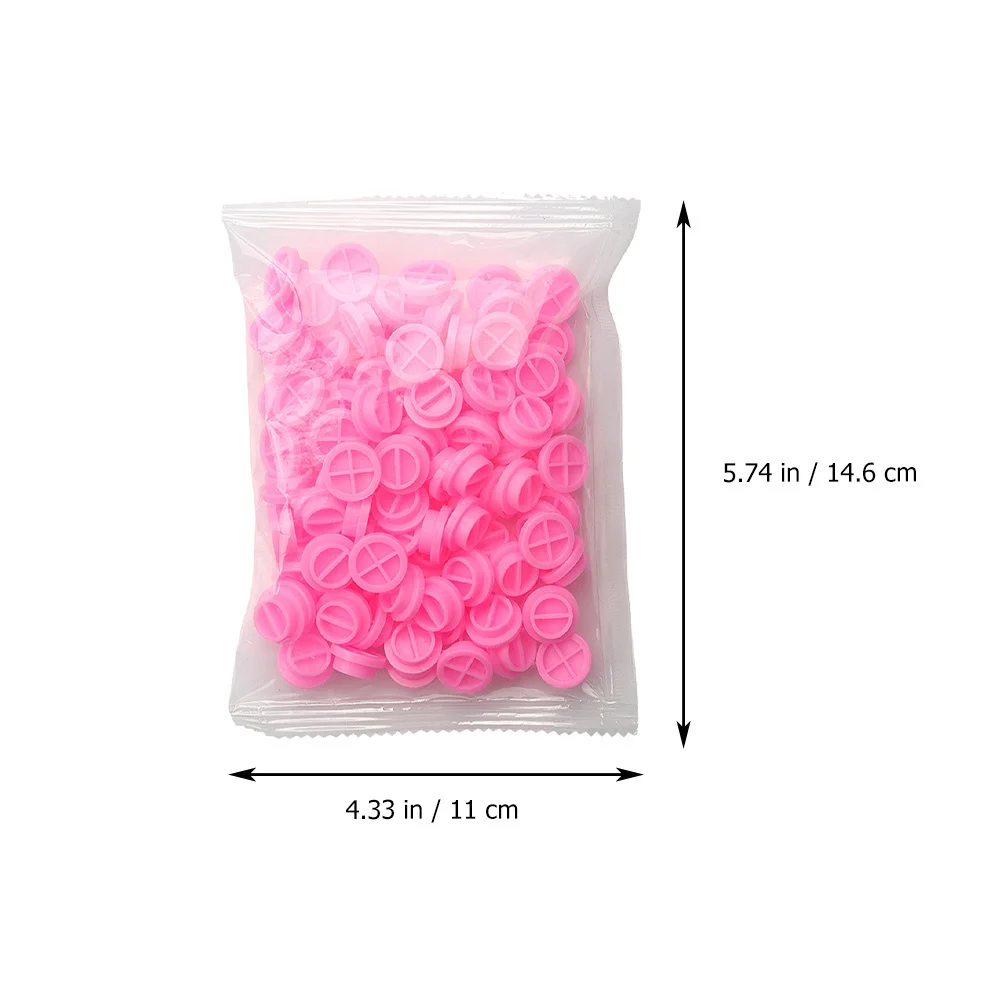 100 個植栽まつげカップ長期持続接着剤保存小型ポータブル使用廃棄物が少ないスタイリッシュなまつげエクステンション供給