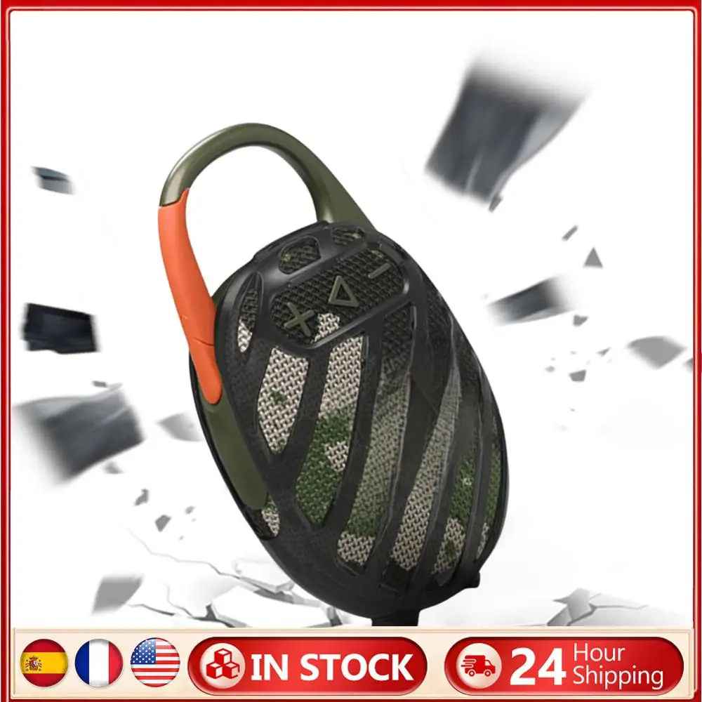 TPU Protective Case Sleeve Anti-Scratch Soft Cover Skin Hollow Out Protective Cover for JBL CLIP 5 Bluetooth-Compatible Speaker