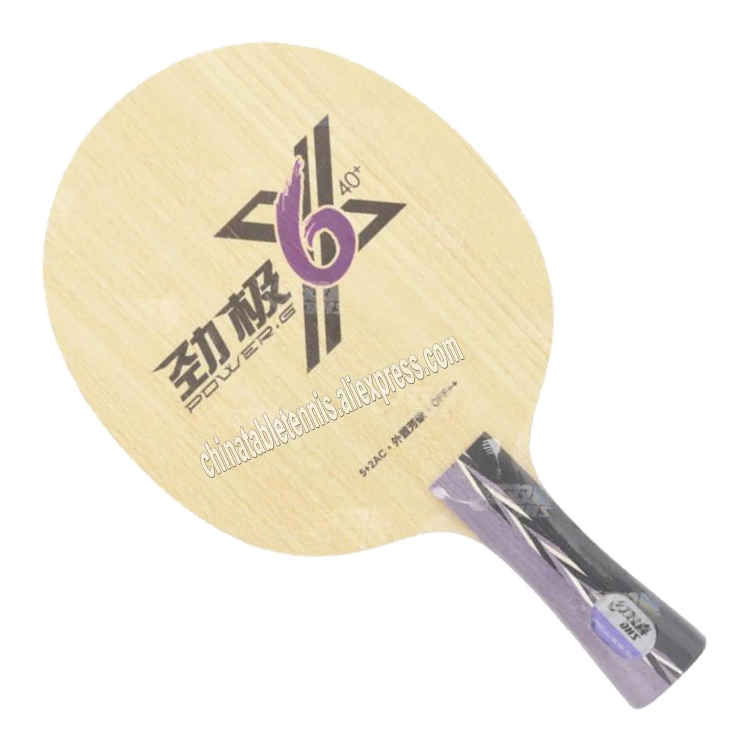 DHS POWER PG6X PG 6X PG6 X New 5+2AC Original DHS Table Tennis Blade Ping Pong Racket Bat Paddle