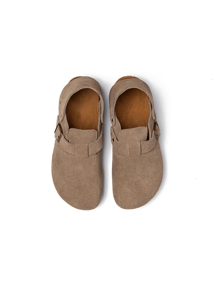 

Футболка Happy Clogs ex Thi Heel Slip-On oes Мягкая деревянная подошва Повседневная Sle Faion Trend Плоская резиновая подошва