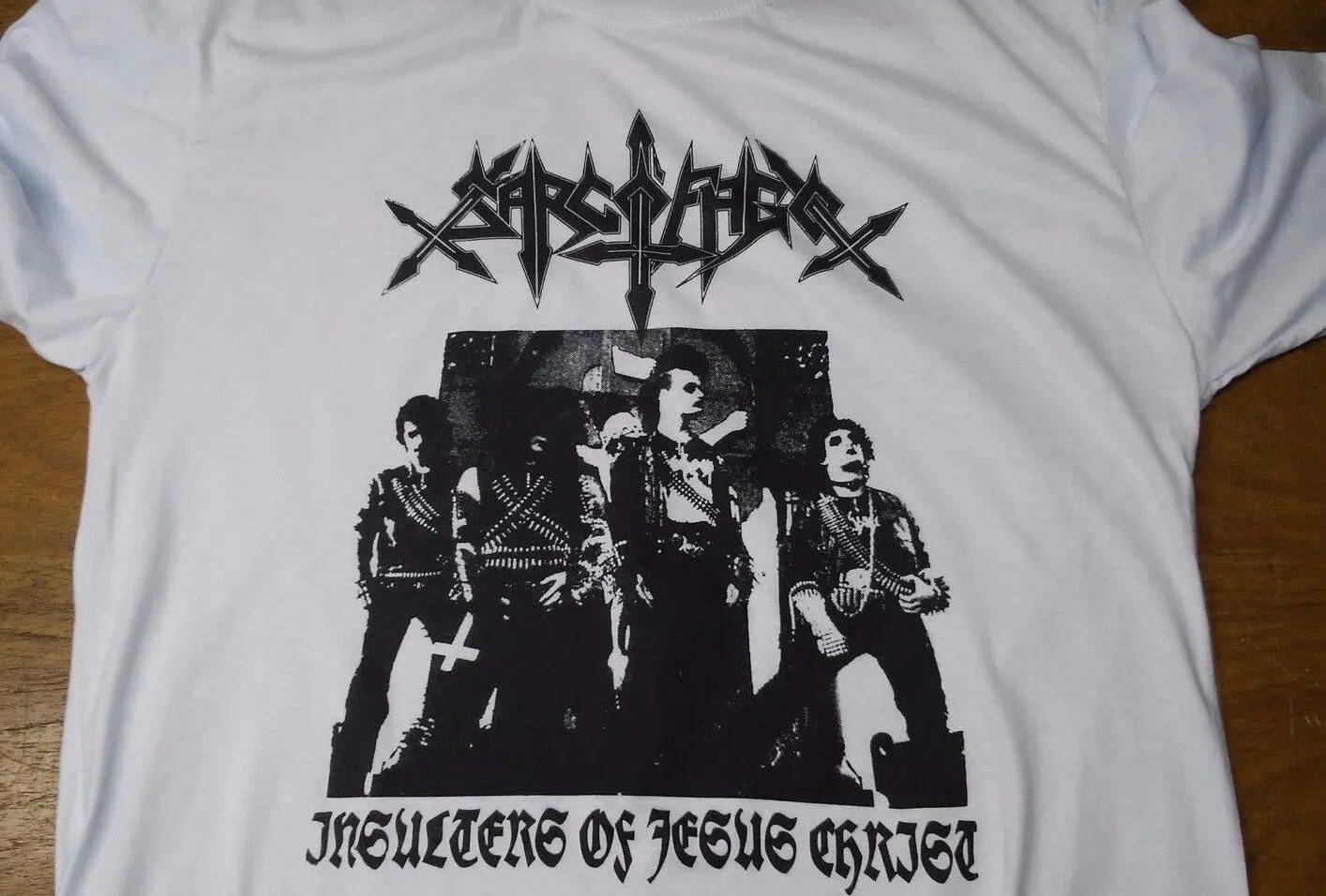 SARCOFAGO - Insulters of Jesus Christ SHIRT BEHERIT Blasphemy DARKTHRONE Mayhem