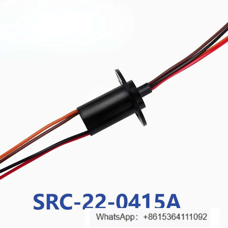 ไฟฟ้าแหวนลื่นสะสม Conductive SLIP แหวนแปรงคาร์บอนแปรงลม ROTARY Joint 4 สาย 15A เส้นผ่านศูนย์กลาง 22 มม.