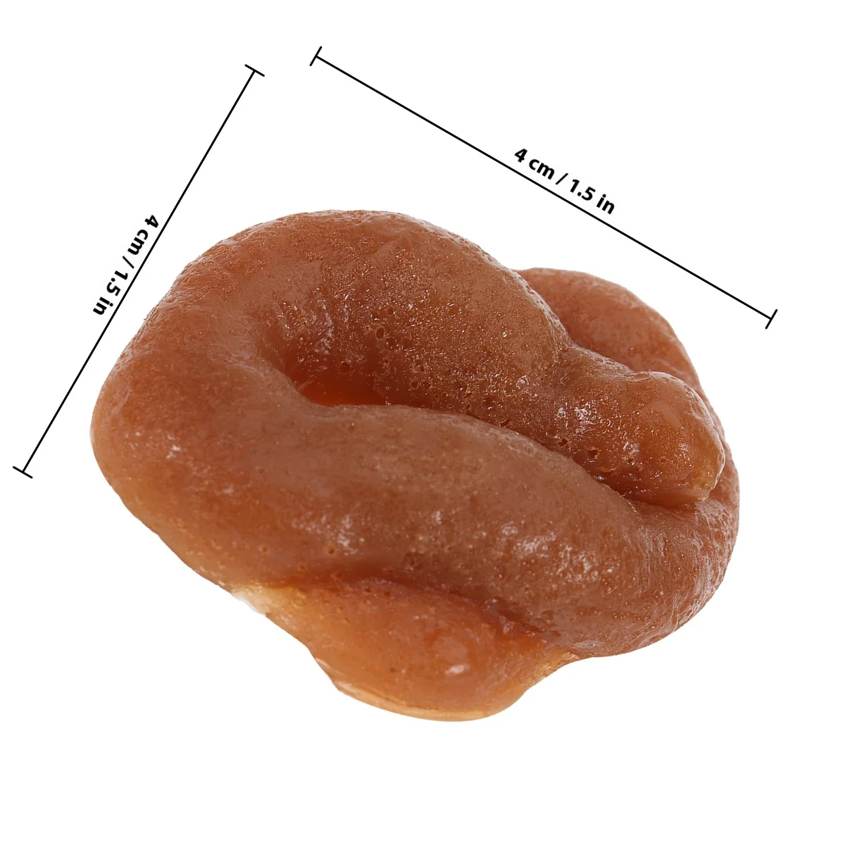2Pcs Realistic Poo Props Vivid Simulation Excrement for Prank Jokes Halloween Party Gag Gift Trick Fun Decor Simulation