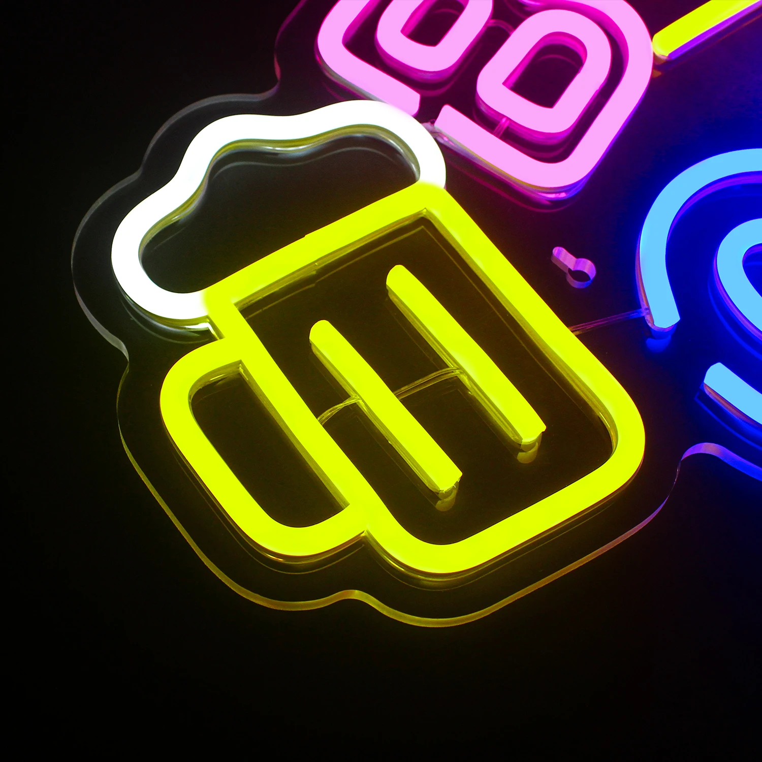 Beer Neon Signs Neon Signs for Wall Decor Neon Signs Beer Shop Room Decor Restaurant Bar Hotel Party LED Neon Signs 5V USB