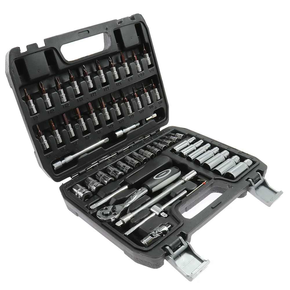 

53 шт., гаечный ключ с трещоткой, 1/4 дюйма