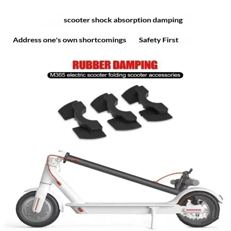 New3PCS Front Fork Rubber Damping Cushion Spacer Vibration Damper Accessories Pack Pole Front Fork Vibration ForM365 Scooter
