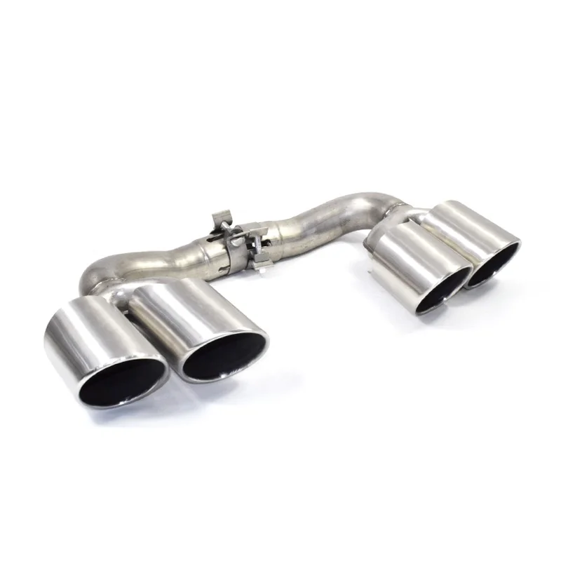 

SYPES Stainless Steel Exhaust Pipe Muffler Tail Throat Modified S18-20 Car Chassis Model Cayenn 9Y0 Original Four-point Tip