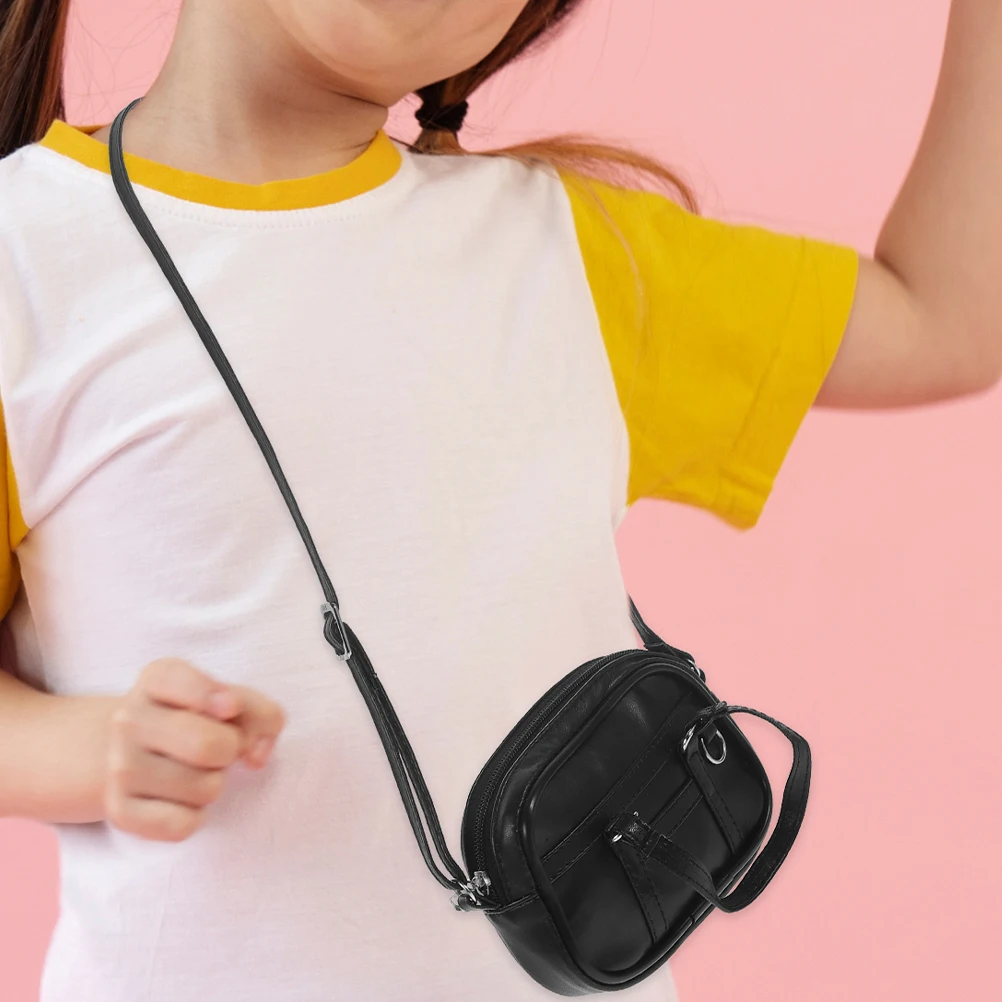 

2 Pcs One Shoulder Children's Toy Bags Miss Cross Body Purse Dress-up Accessories