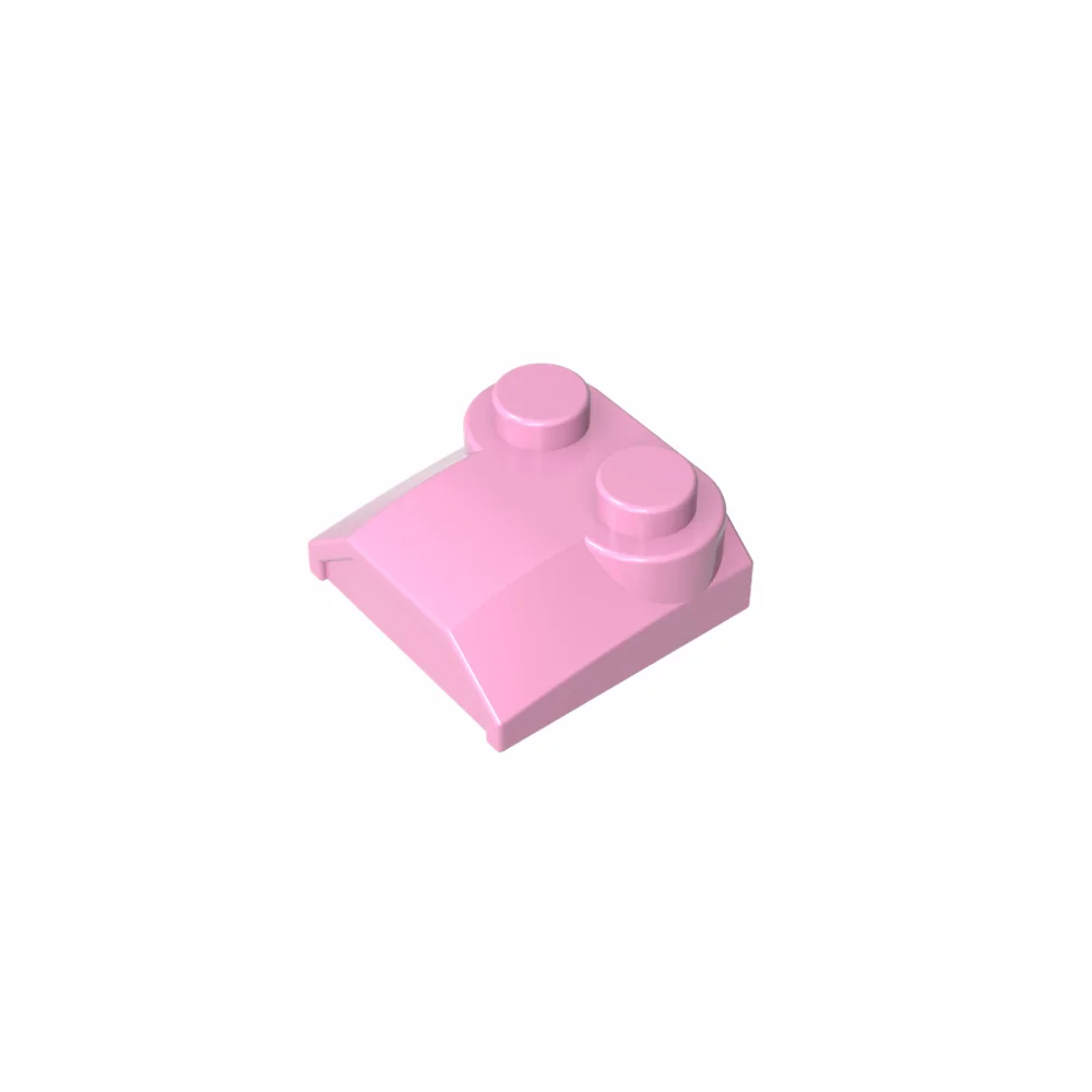 

Building Blocks Gobricks GDS-90318 Slope, Curved 2 x 2 x 2/3 with 2 Studs and Curved Sides, Lip End compatible with lego 41855