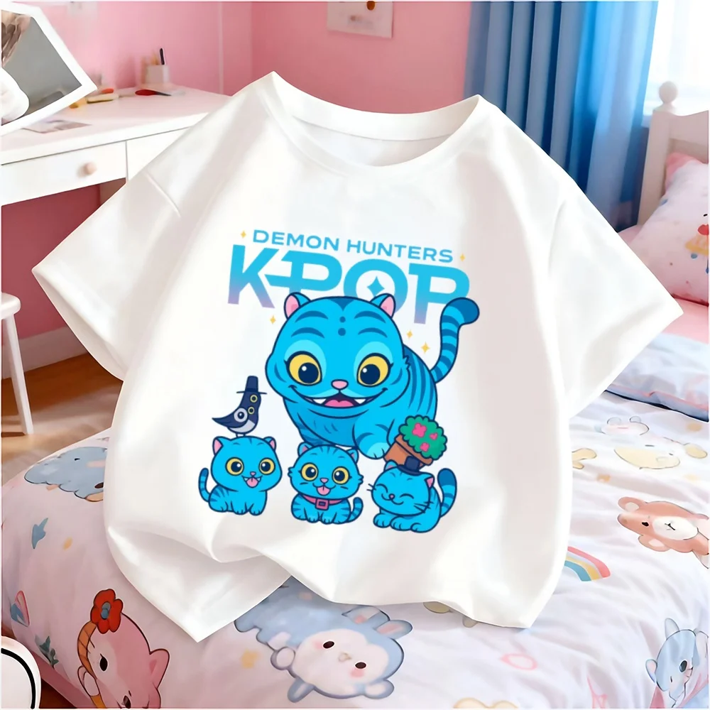 K-Pop Demon Hunters Sweatshirt 100% Cotton Hoodie Child Dress Durable Does Not Fade Movie Fans Gift Children's for Boys Girls