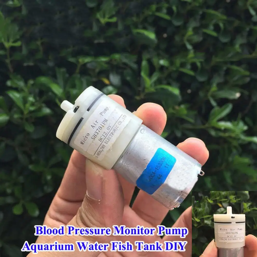 DC 12V Mini pompa powietrza Akwarium Pompa tlenowa Urządzenie cyrkulacyjne Duży przepływ Mikropompa próżniowa Membrana Pompa tlenowa powietrza