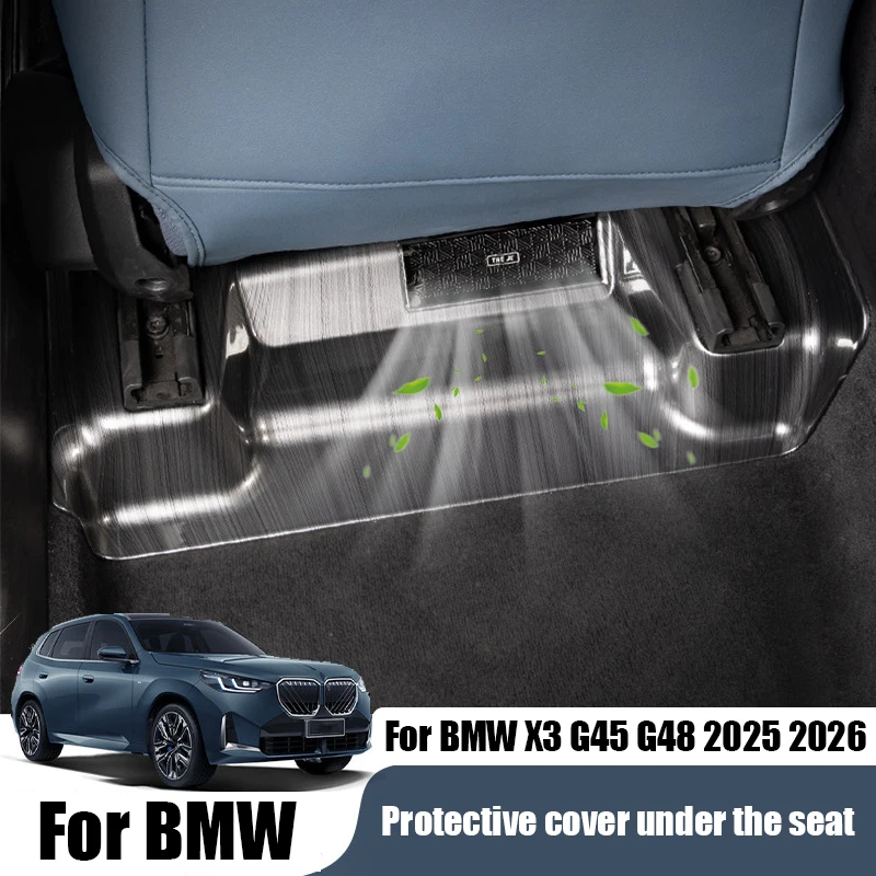 

For BMW X3 G45 G48 2025 2026 Car seat lower protective cover plate made of ABS material for interior protection