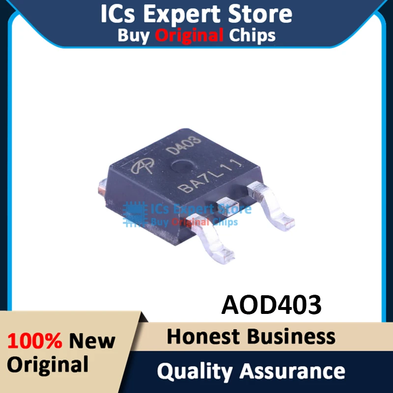 10PCS Original MOSFET AOD403 AOD407 AOD409 AOD413A AOD4132 AOD4184A TO-252