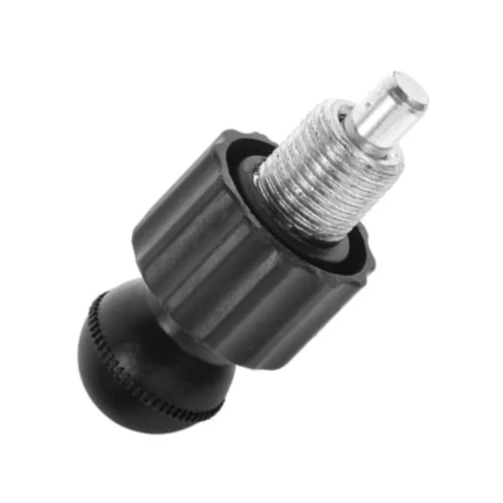 Rotary Adjustment Knob with Elastic Pin for Indoor Cycling Bikes and Home Gym Equipment 16 mm Diameter 1.5 mm Pitch