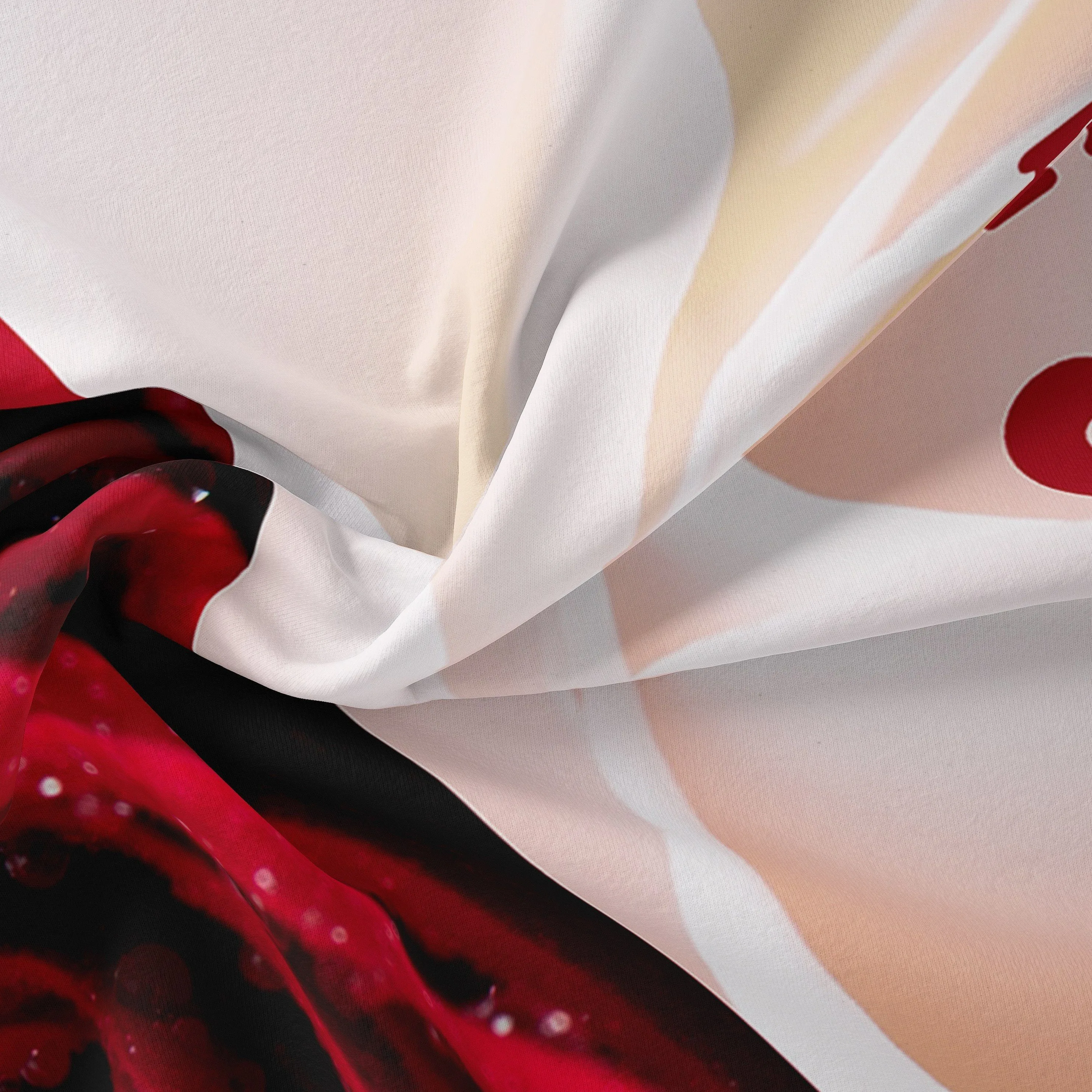 Blumen-Bettwäsche-Set für Paare, Mr&Mrs, Bettbezug-Set, weiches Einzel-, Twin-, Doppel-, Queen-Size-Bett-Set, Heimdekoration für Schlafzimmer – Detail 4