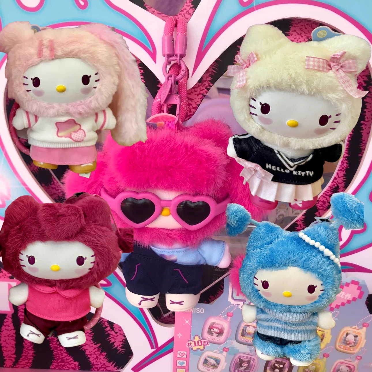 

Sanrio New Hello Kitty Blind Box Pop Star Series Of Vinyl Kawaii Animation Figure Model Decoration Desktop Toys Dolls