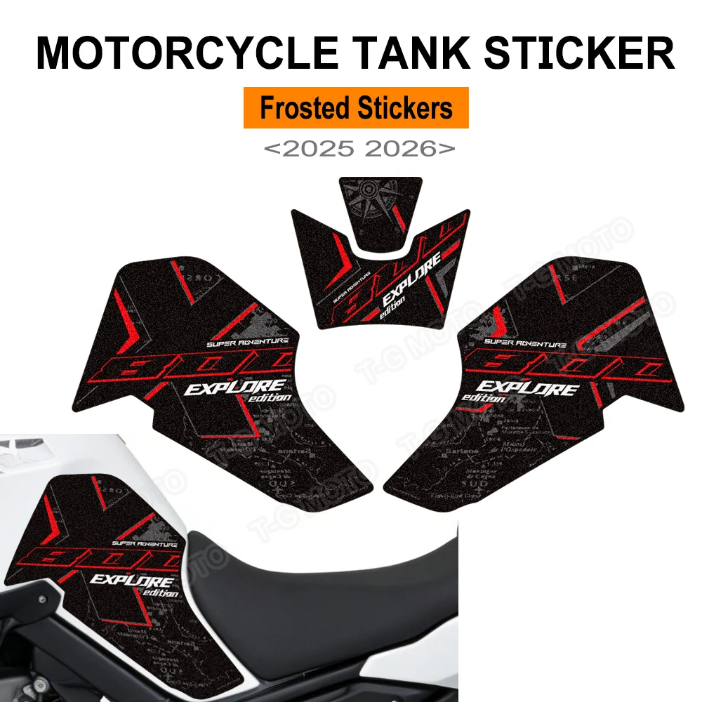 

For Kove 800X 800 X TOURING GT 2025 2026 Accessorie Motorcycle Anti slip Side Fuel Tank Pad Protection Sticker