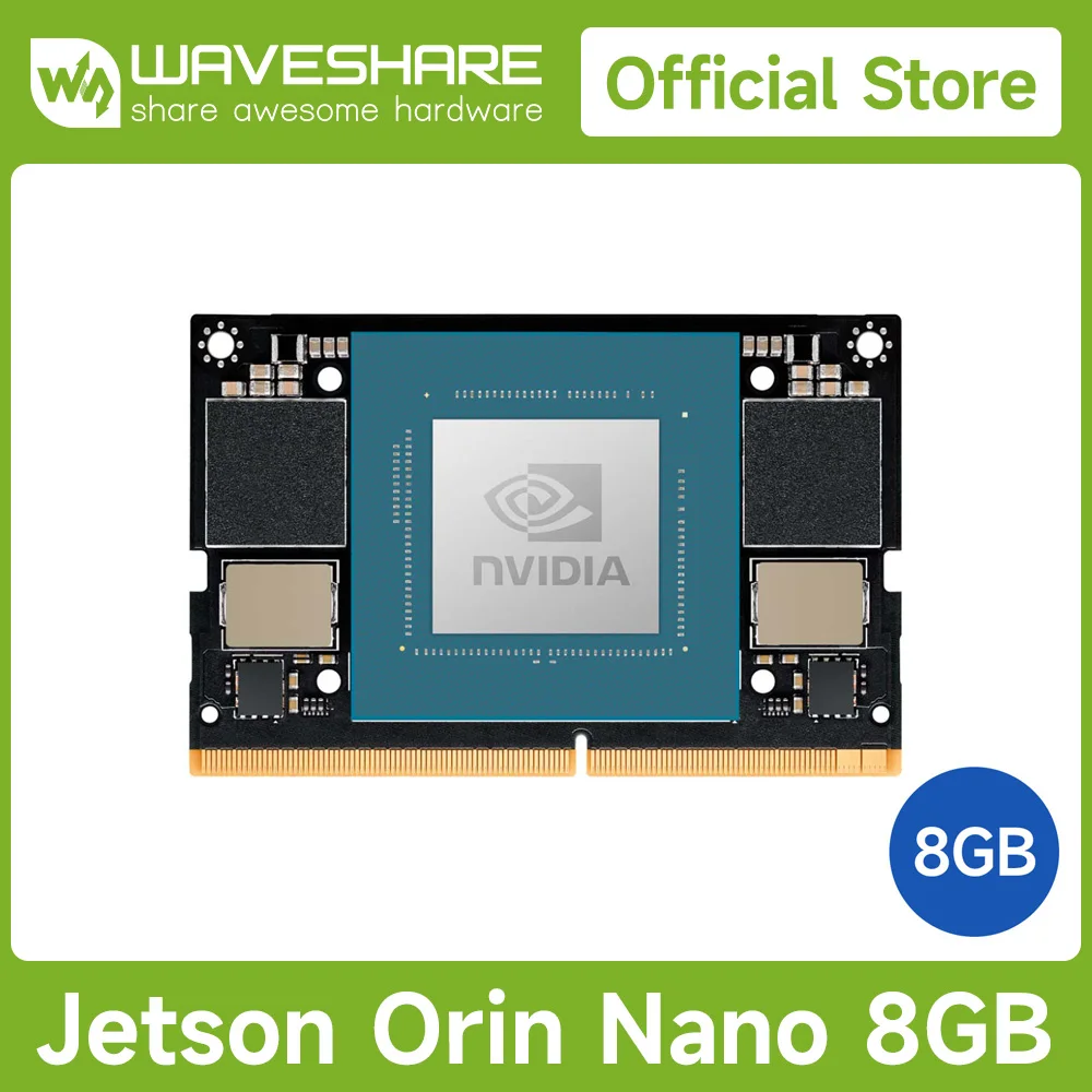 N-VIDIA Jetson Orin Nano AI Development Module, System-on-Module, NANO Size, Options For 4GB 8GB Memory