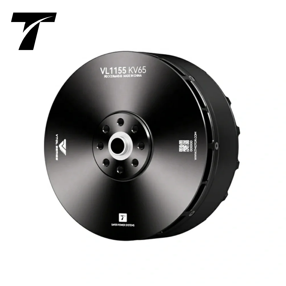 T‑MOTOR VL1155 BLDC Brushless Motor KV65 High‑Efficiency For RC VTOL Fixed‑Wing Aircraft Multirotor UAV Drone