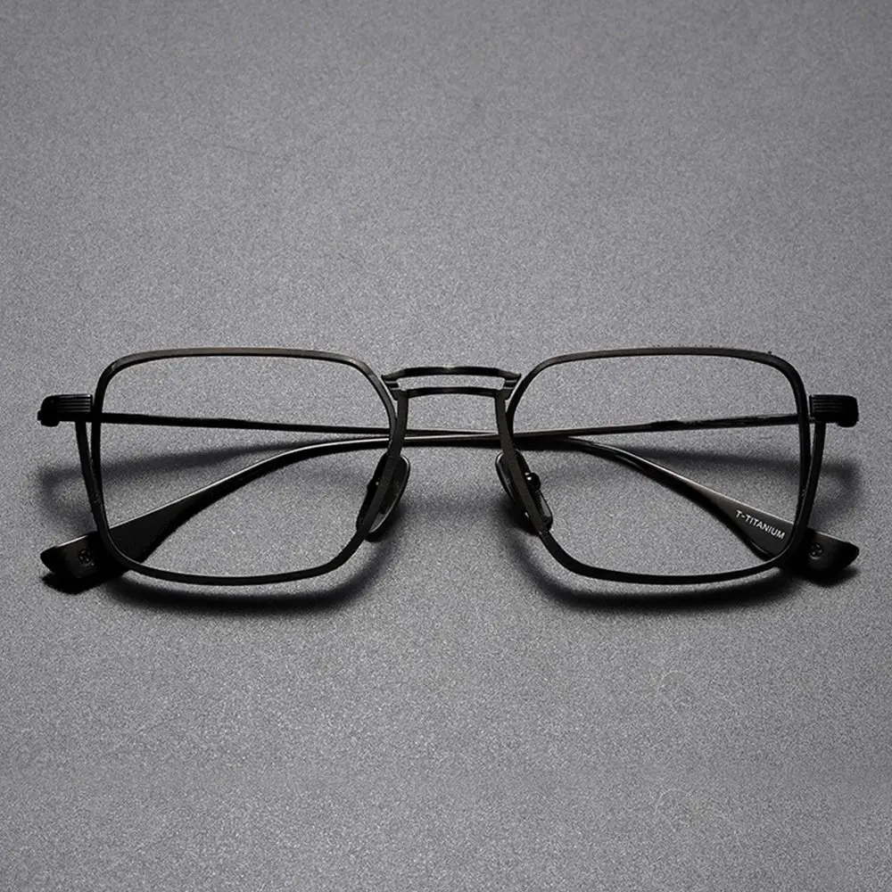 Classic Square Frame Glasses Anti-Blue Light Glasses Optical Spectacle Eyeglass Men Women Metal Frame Glasses Computer Goggles