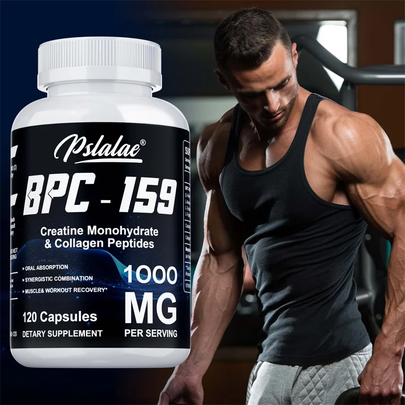 

BPC-159, with Creatine Monohydrate & Collagen Peptides - Supports Muscle and Athletic Recovery,Enhance Energy, Endurance