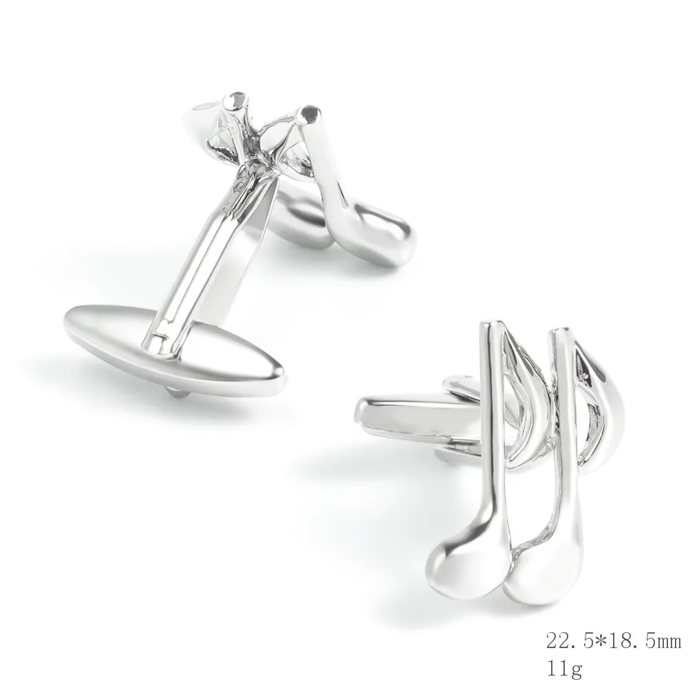 عالية الجودة الموسيقية ملاحظة طائرة السفينة أزرار أكمام الرجال الفرنسية قميص الحيوان مضرب الأنابيب أزرار أكمام ، المصنع مباشرة بالجملة #2