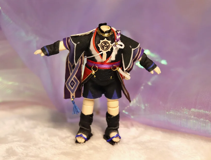 

Ручная работа Genshin Impact Scaramouche Kunikuzushi Wanderer Balladeer OB11 MJD BJD Фигурка Игрушка Аксессуары для кукол Кукольная одежда