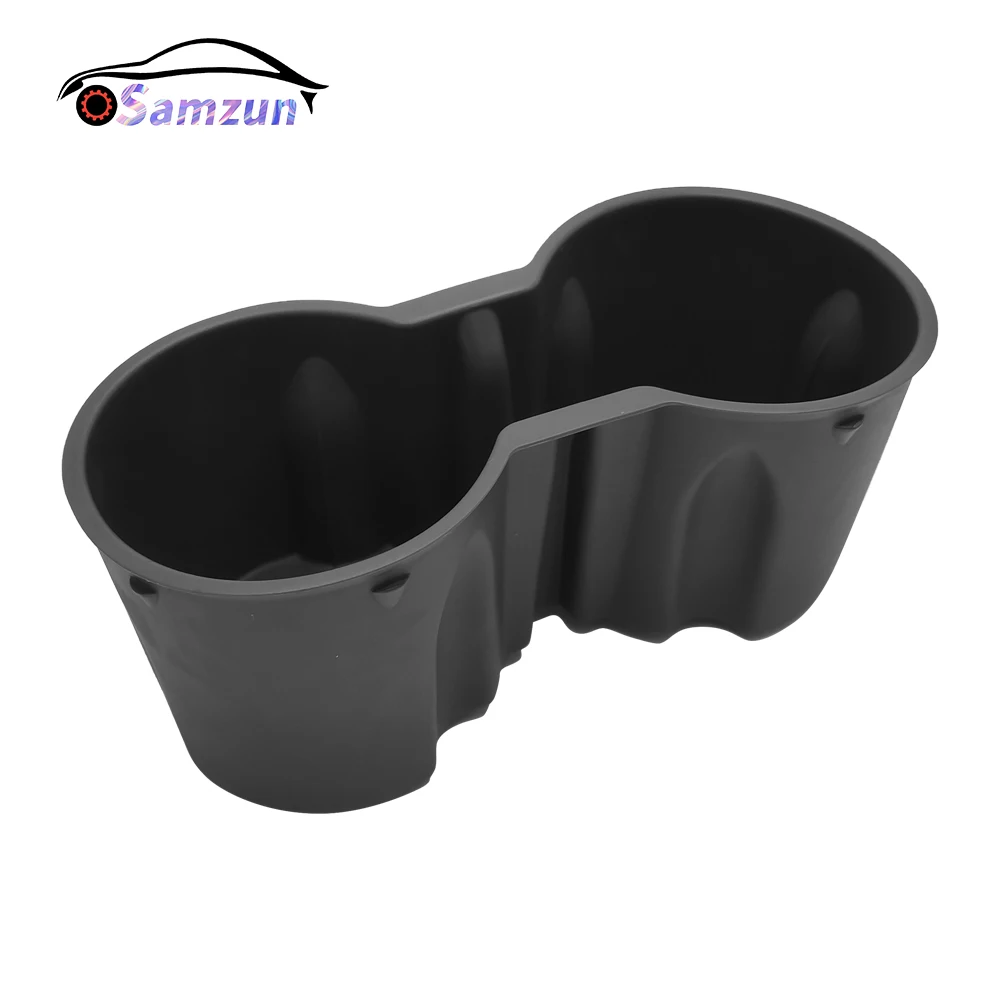 

For Tesla Model 3 Y 2021 2022 Car Water Cup Holder Stand Cover Center Console Drinks Anti-skid Silicone Non-slip Stabilizer