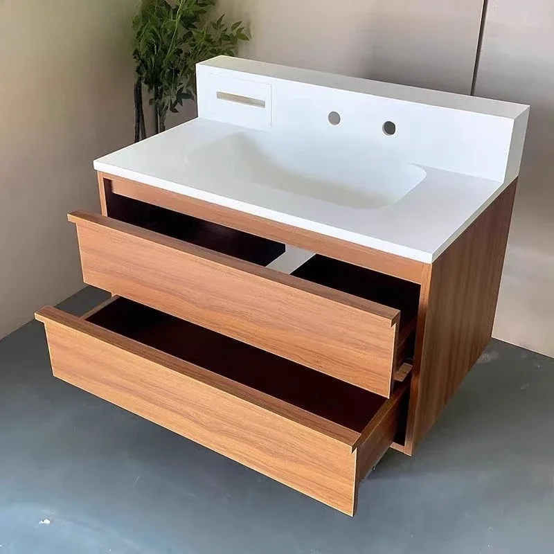 Integrated basin, bathroom cabinet combination, toilet, washbasin, washbasin, log medium ancient style 4