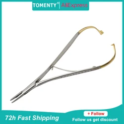 TOMENTY Dental Needle Holder Tweezers Orthodontic Instrument Dentistry Product Stainless Steel Mathieu Needle Holder Dental Tool