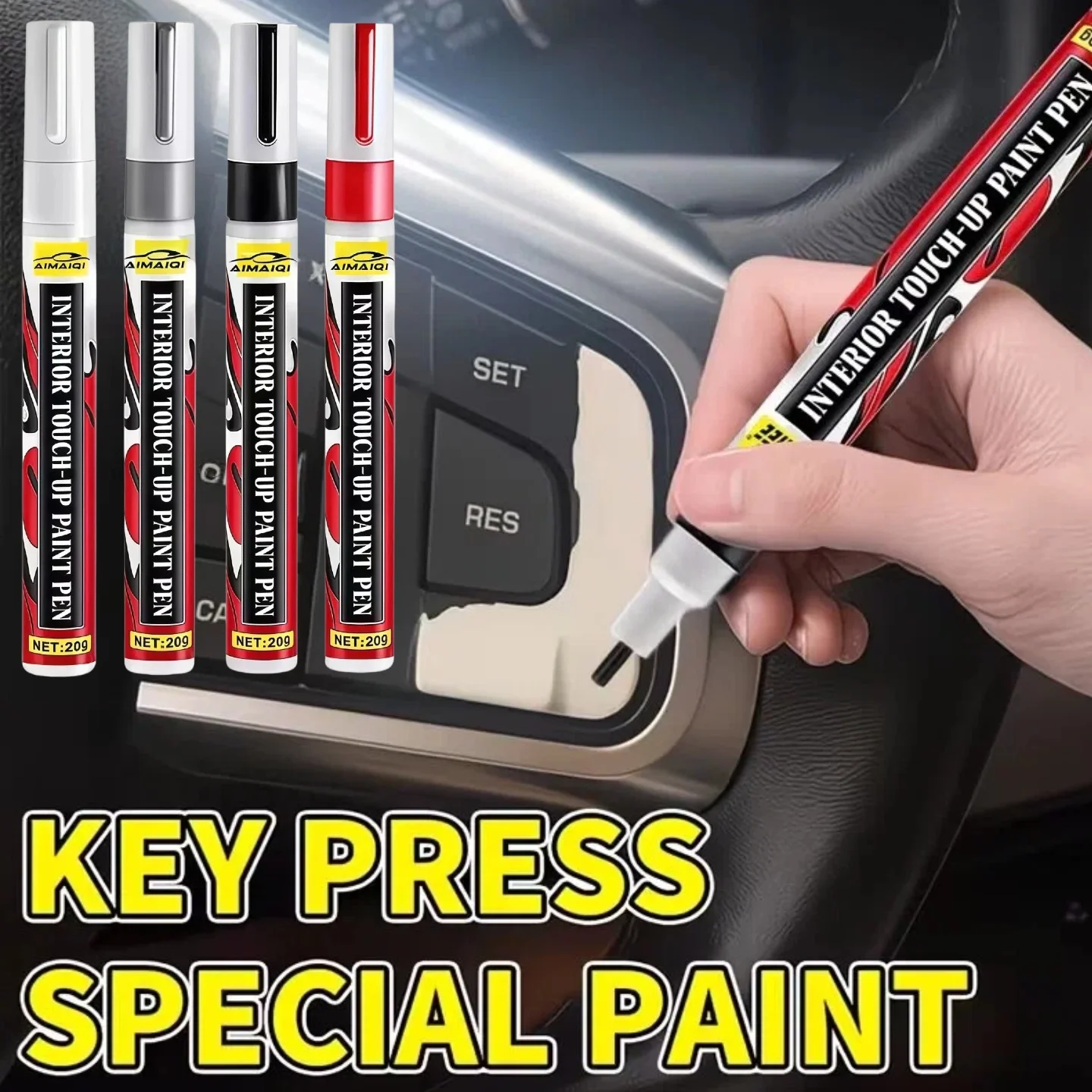 

Карандаш для подкраски автомобиля - универсальное средство для удаления царапин на автомобилях, грузовиках и внедорожниках, простое в использовании средство для ремонта небольших повреждений.