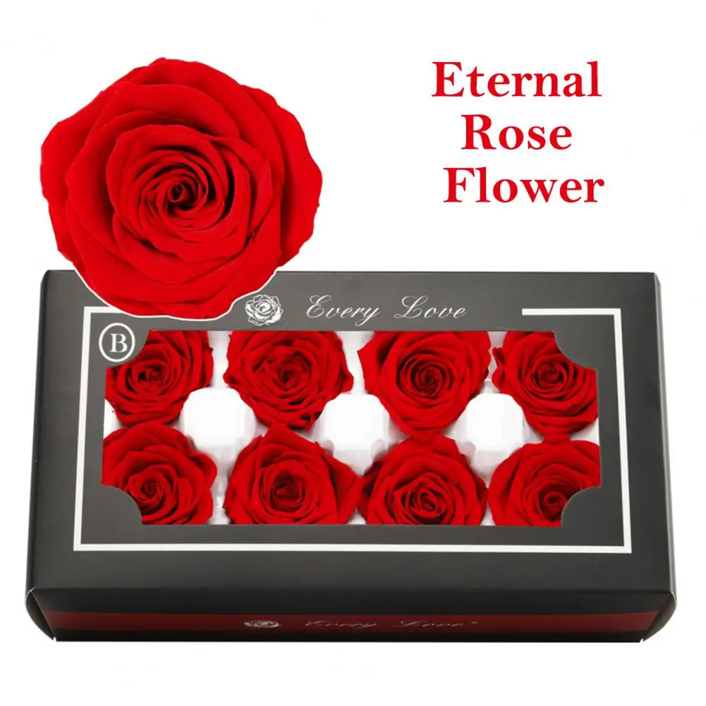 

Real Rose Flower Vibrant Eternal Rose Flowers Handmade Natural-looking Ornament Preserved Flower Rose for Lasting Beauty