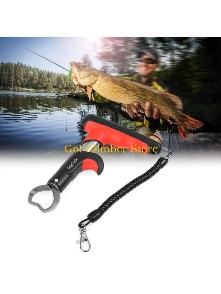 

Q84C Рыболовный захват, 25 кг (55 фунтов), цифровые весы, захват для рыбы, портативный инструмент для управления рыбой, цифровые