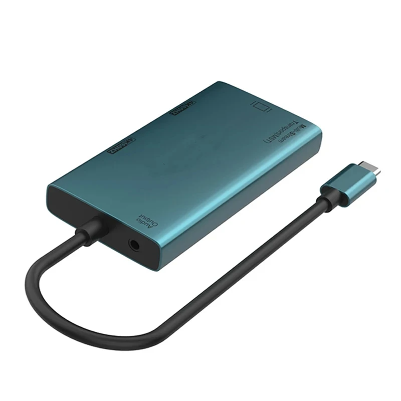 2025 لعبة جديدة التقاط الفيديو دونغل USB-C قاعدة توصيل محطة توسيع الشاشة USB إلى محول VGA USB-C إلى-متوافق VGA فيديو
